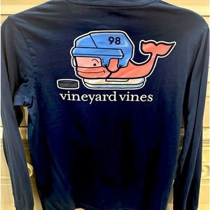 Vineyard Vines long sleeve Hockey T Shirt: Size M 12-14